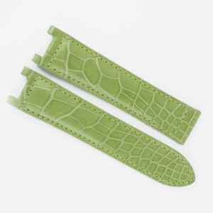 Cartier green alligator strap for Pasha (20x18)