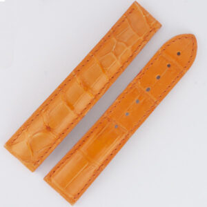 Omega orange alligator strap (20mm x 18mm)