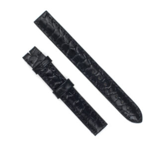 Cartier Shiny Black Alligator Strap (12x12)