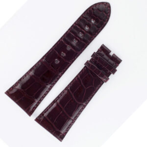 Cartier Divan Alligator Shiny Bordeaux strap 29mm x 22.5mm