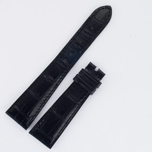 Patek Philippe Black Alligator strap 19mm x 14mm