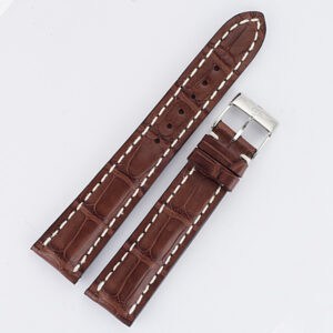 Breitling Brown Alligator Strap with tang buckle for Chronomat 19x16