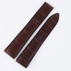 Blancpain choclate brown alligator strap 20x16