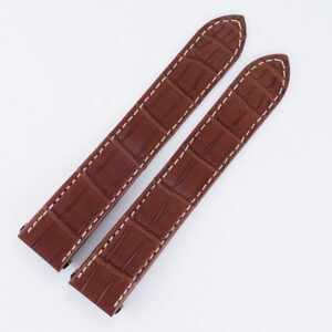 Cartier Roadster light brown alligator strap for deployment buckle (20x18).