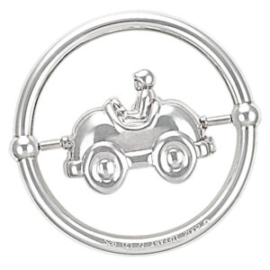 Tiffany & Co. Sterling Silver Car Baby Rattle