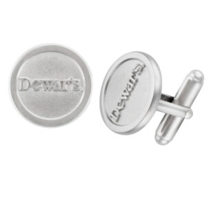 Dewar's sterling silver cufflinks