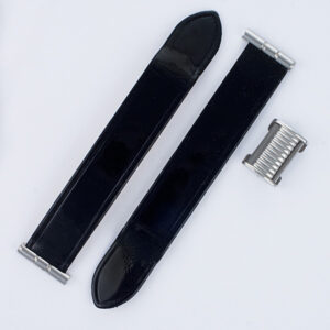 Boucheron Reflet black crocodile strap 17mm 3.5" in length