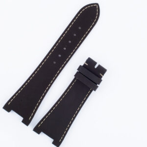 Patek Philippe matt dark brown alligator strap 21mm x 16mm 4.5" long & 3" short for tang buckle