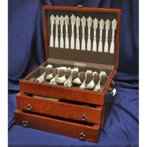 Wallace "Grande Baroque" Sterling Silver Flatware Set. 5 pc settings for 12 - 60 total pcs