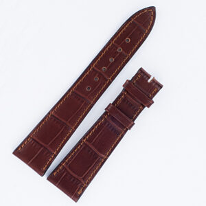 Jaeger LeCoultre Brown Alligator Strap 21mm x 16mm long 4.5" & short end 3.25"  for tang buckle