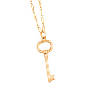 Tiffany & Co key pendant & chain