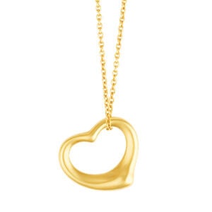 Tiffany & Co. Elsa Peretti Full Heart pendant & necklace