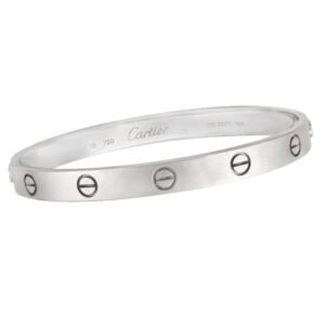 Cartier LOVE bracelet in 18k white gold