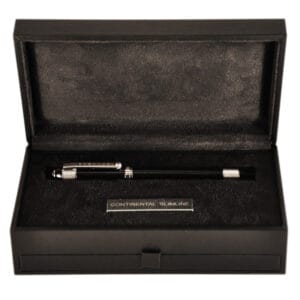 Tibaldi for Bentley Slimline Beluga black rollerball pen. Limited edition #203/999.