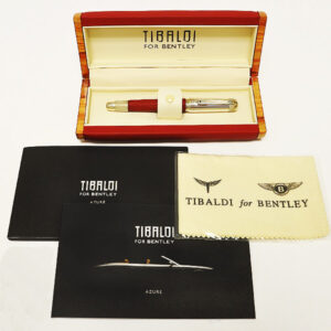 Limited edition #049/500 Tibaldi for Bentley Azure roller ball in sterling silver