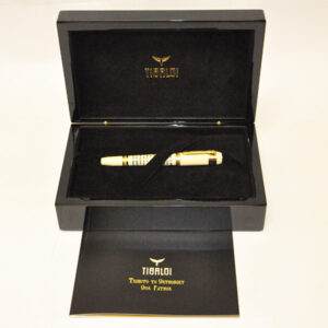 Tibaldi Tribute to Orthodoxy Our Father fountain pen in ivory.