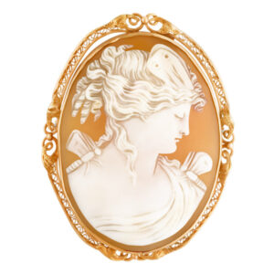 Antique Cameo 14k brooche