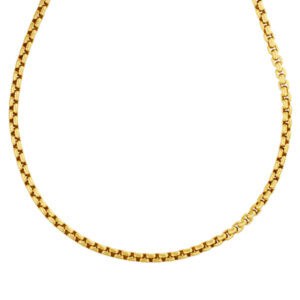 Tiffany & Co Box Style Chain in 18k yellow gold