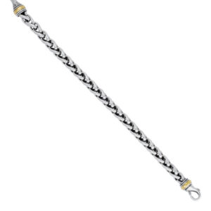 David Yurman Wheat Link Sterling Silver Bracelet