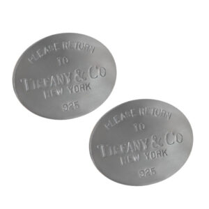 Tiffany & Co. sterling silver "Return to Tiffany" cufflinks