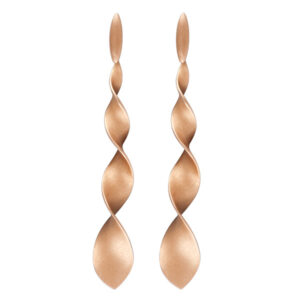 Antonio Bernardo 18k rose gold spiral earrings