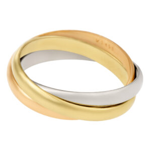 Cartier ring 18k tricolor