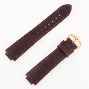 Cartier Alligator Strap with 18k tang buckle (10.5mm x 15.5mm)