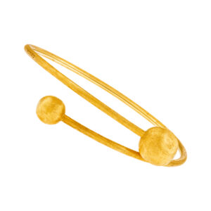 Stylish bangle in 18k yellow gold. Made in Italy