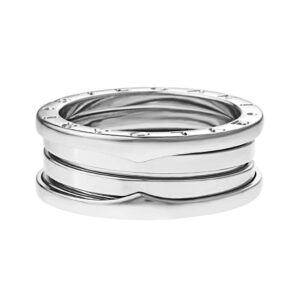 Bvlgari wide band in 18k white gold