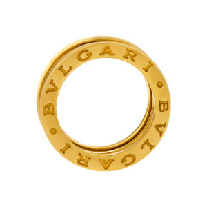 Bvlgari wide band in 18k yellow gold