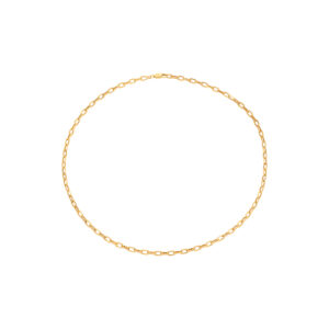 14k yellow gold link chain. 20" long