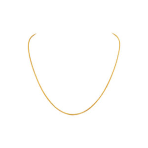 Snake like 18k yellow gold chain. 19" long