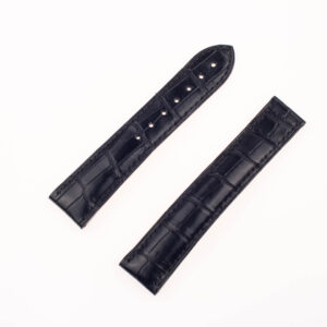 Omega black alligator strap (20x18)