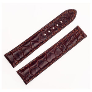 Custom alligator strap for Omega (20x18). With a length of 4.25" long piece and 4" short piece.