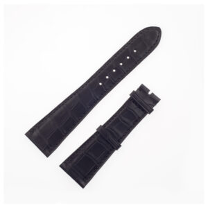 Patek Philippe mat black alligator strap 24x18