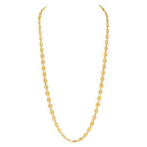 Radiant 18k yellow gold chain