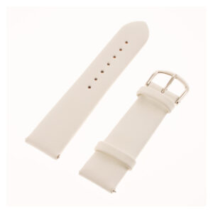 Silk white genuine leather band (20 x 18)