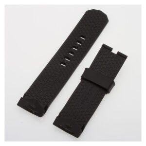 Corum Admiral's Cup black rubber strap (24x24)