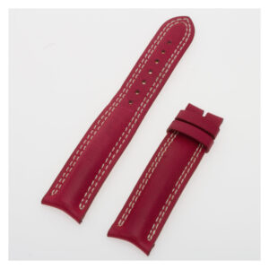 Jaeger-LeCoultre pink calf skin strap with white stitching (18 x 16)