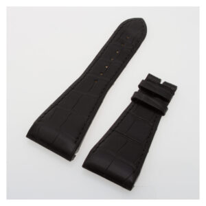 Gerald Genta black alligator strap (31 x 19.5)