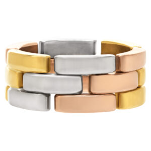 Cartier Tri-color Panthere link ring