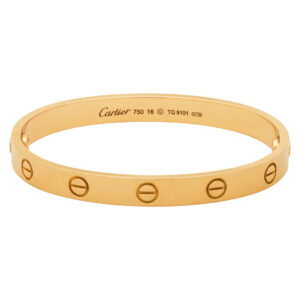 Cartier Love bracelet in 18K yellow gold