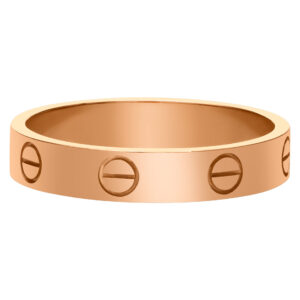 Cartier LOVE wedding band in 18k pink gold