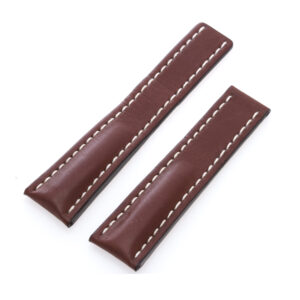 Breiling 24mm x 20mm dark brown calf skin strap