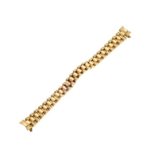 Ladies President Style Italian Bracelet in 18k