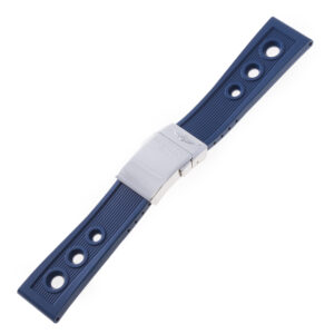 Breitling rubber strap with stainless steel deployant buckle (24 x 19.5)