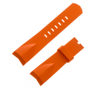 Corum admiral cup bright orange rubber strap (22mm x 20mm)