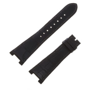 Patek Philippe black alligator strap (25mm x 18mm)