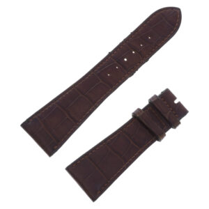 Patek Philippe chocolate brown alligator strap (24mm x 18mm)