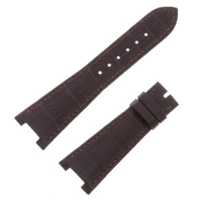 Patek Philippe dark brown alligator strap (25mm x 18mm)